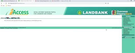 landbank iaccess retail internet banking - login